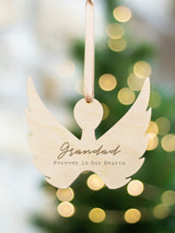 Next Jonnys Sister Personalised Memorial Angel Christmas Tree Decoration 9.5cm- Buy online at McGrocer