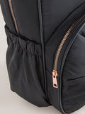 Black bow backpack 43cm height polyester (British brand)