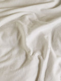 Collection Luxe white brushed cotton twill duvet cover and pillowcase set (British brand)
