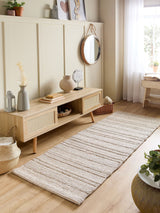 Next Origin Rugs Cream Chunky Knit Runner Rug 200cm x 67cm- Buy online at McGrocer
