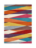 Origin Rugs Shard orange wool rug - British product