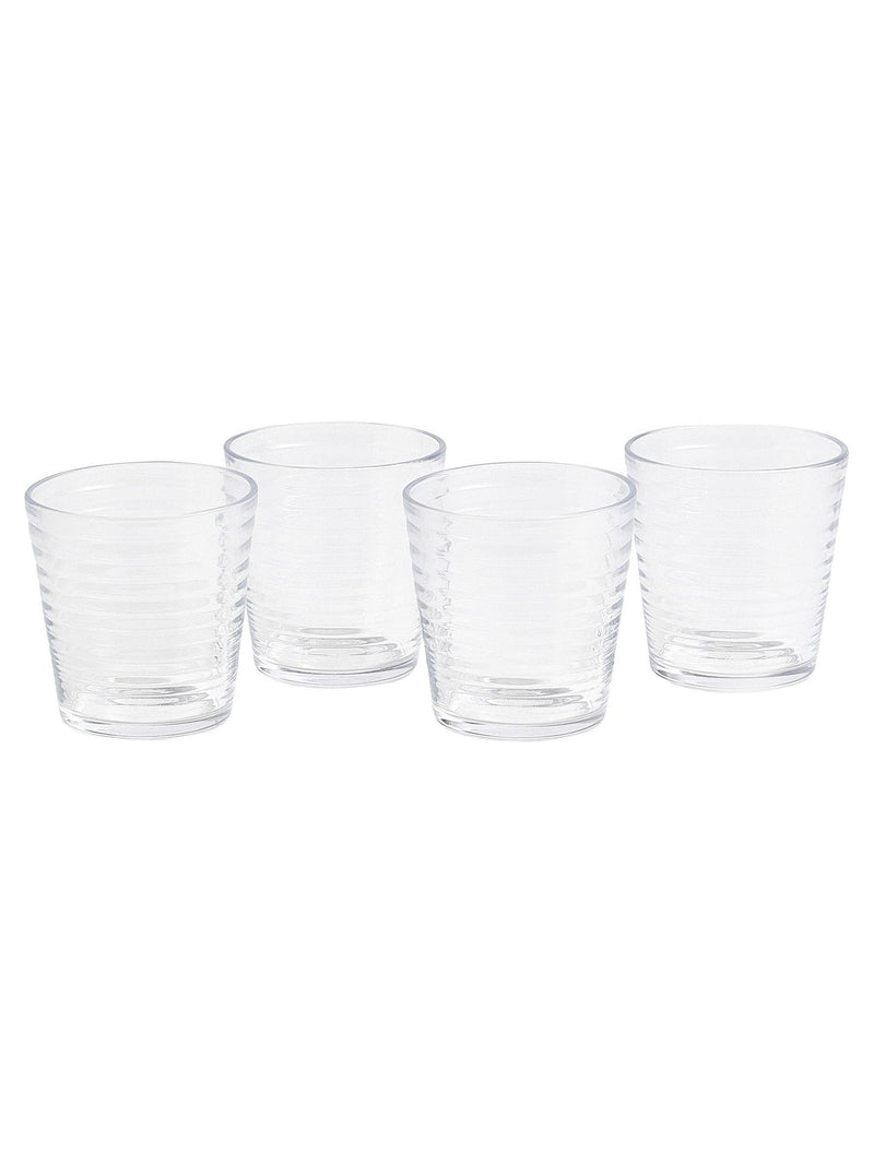 Royal Doulton Clear Maze Tumblers Set of 4, imported from the UK