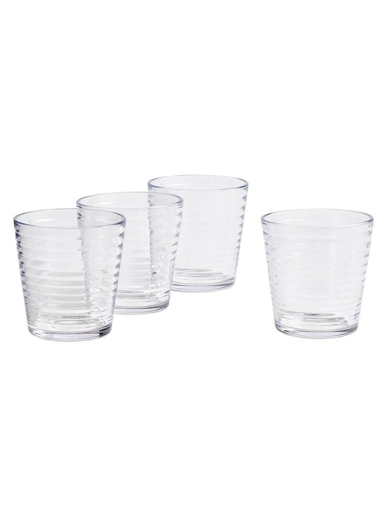 Royal Doulton Clear Maze Tumblers Set of 4, imported from the UK