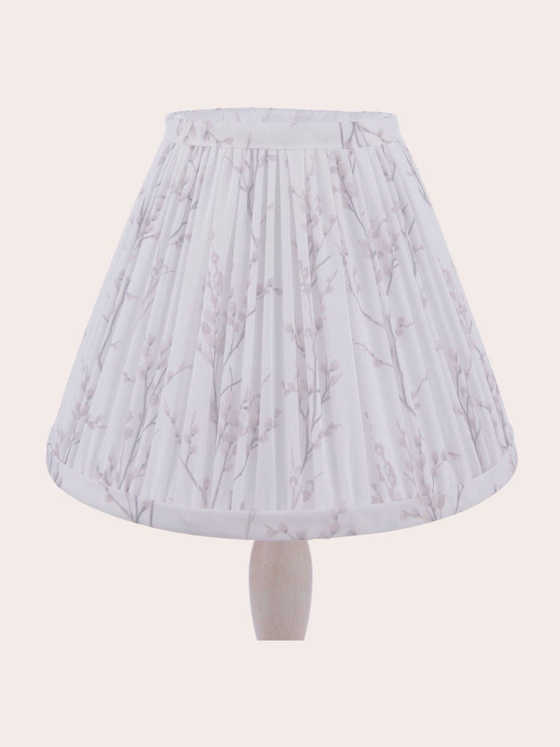 Laura Ashley white pussy willow table lamp, UK version