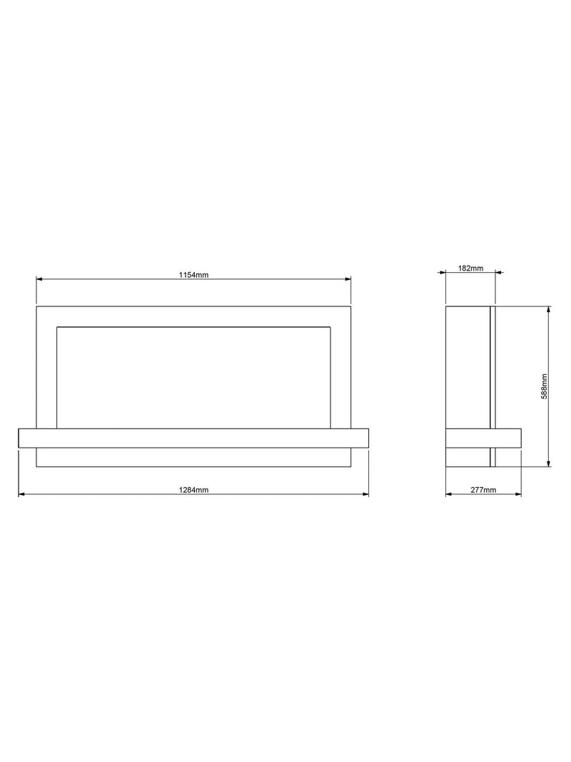 Be Modern Huxton 51 inch electric fireplace, imported from the UK