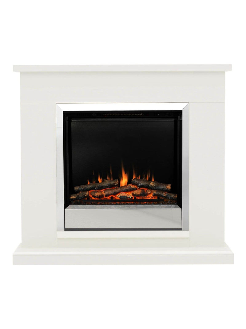 Be Modern Elsham complete electric fireplace soft white, UK version