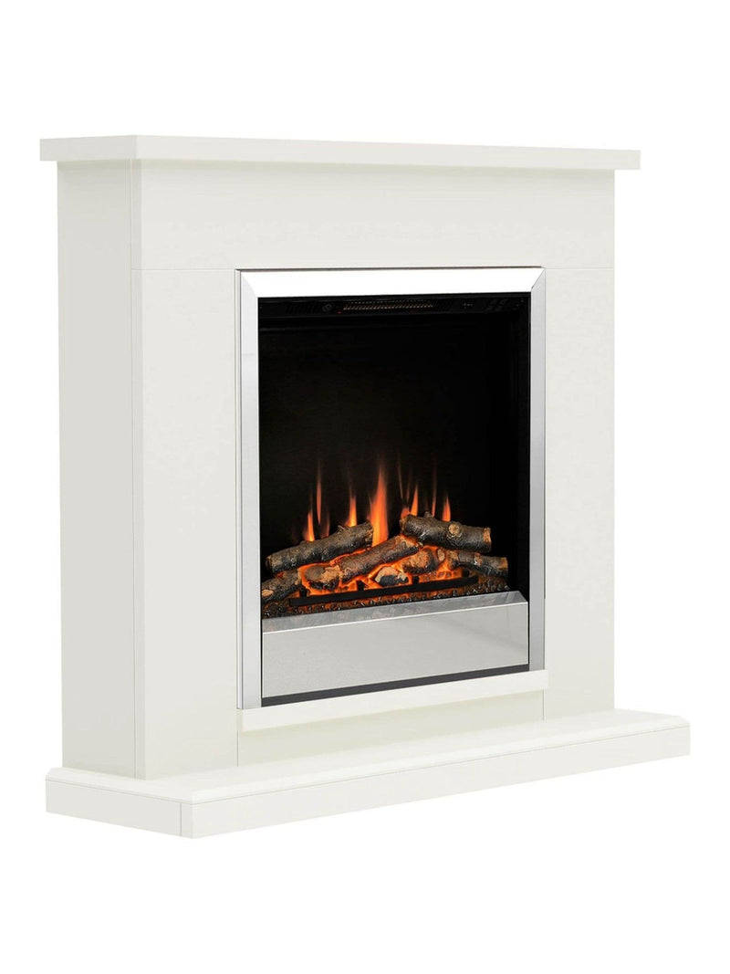 Be Modern Elsham complete electric fireplace soft white, UK version