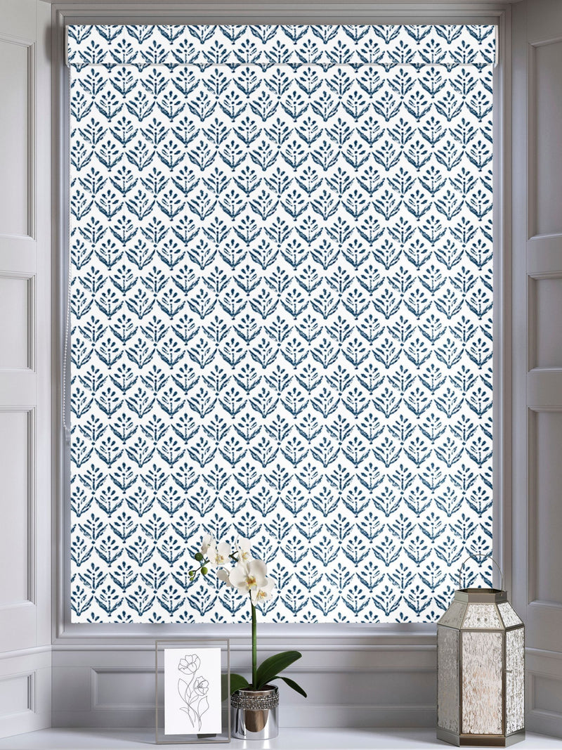 Roman blind midnight blue made to measure - British product
