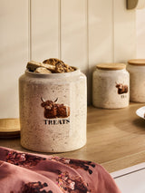 Next Natural Hamish The Highland Cow Ceramic Treat Jar 15x15x20cm- Buy online at McGrocer