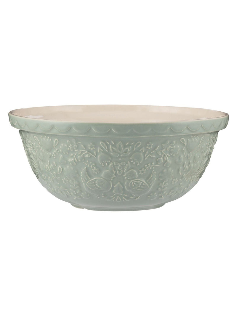 Mason Cash mixing bowl Sage Green Home to Roost 29cm (British brand)