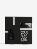 Code Black men's Eau de Parfum gift set with 100ml and 10ml bottles - British product