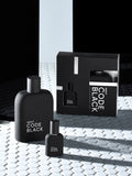 Code Black men's Eau de Parfum gift set with 100ml and 10ml bottles - British product