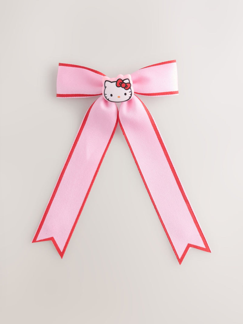 Hello Kitty pink satin bow clip (British brand)