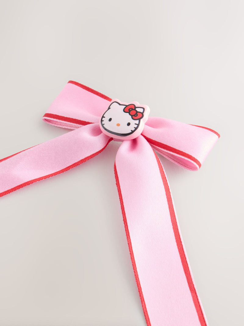 Hello Kitty pink satin bow clip (British brand)