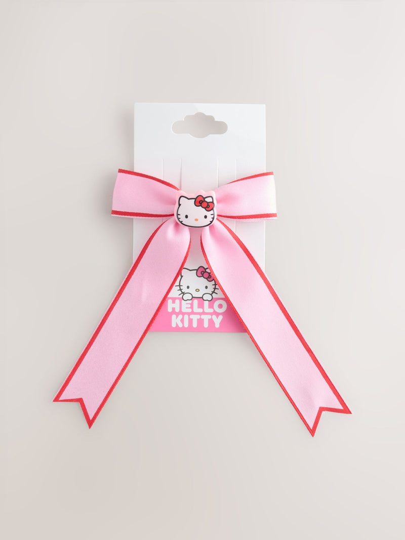 Hello Kitty pink satin bow clip (British brand)