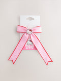 Hello Kitty pink satin bow clip (British brand)