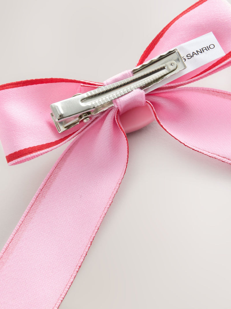 Hello Kitty pink satin bow clip (British brand)