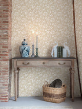 Next Laura Ashley Yellow Tamara 10M Wallpaper- Buy online at McGrocer