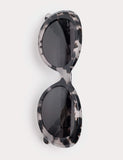 Autograph acetate oval sunglasses with chunky rims, UK version