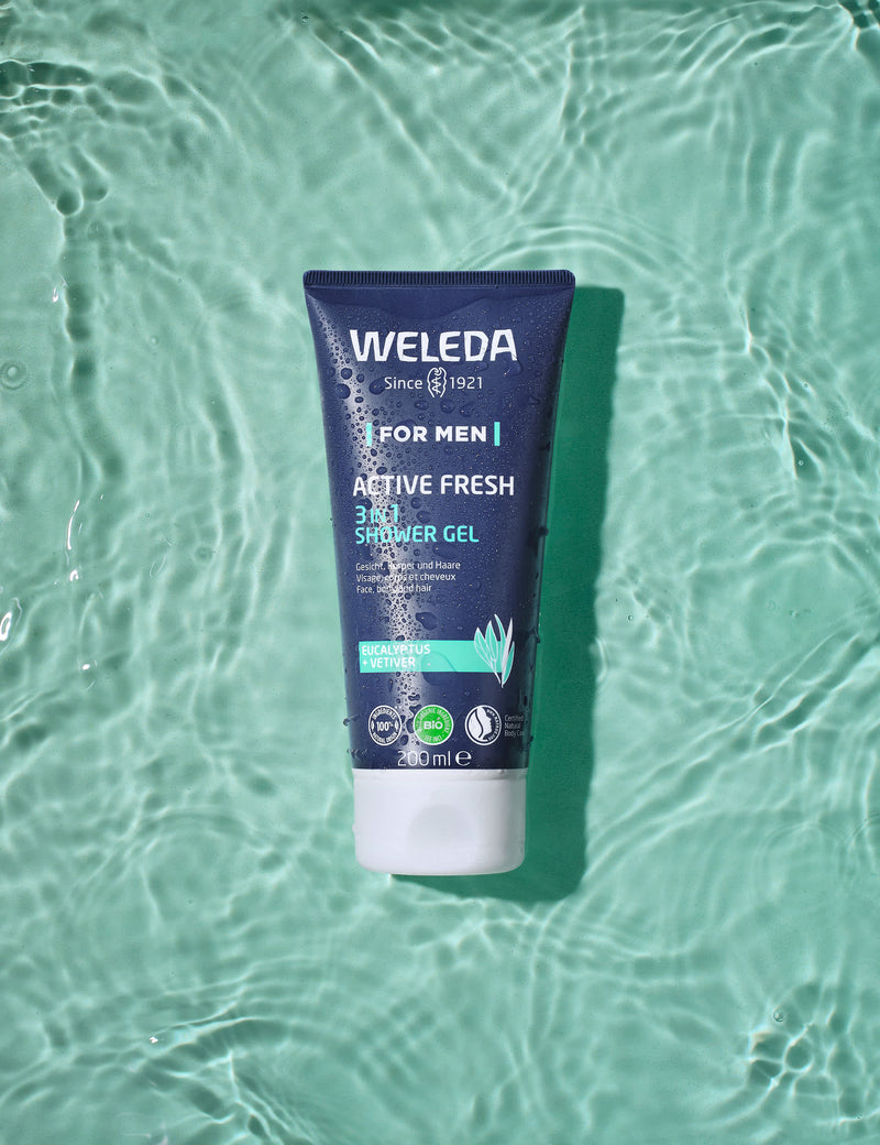 Weleda Active Fresh 3-in-1 shower gel 200ml - British product