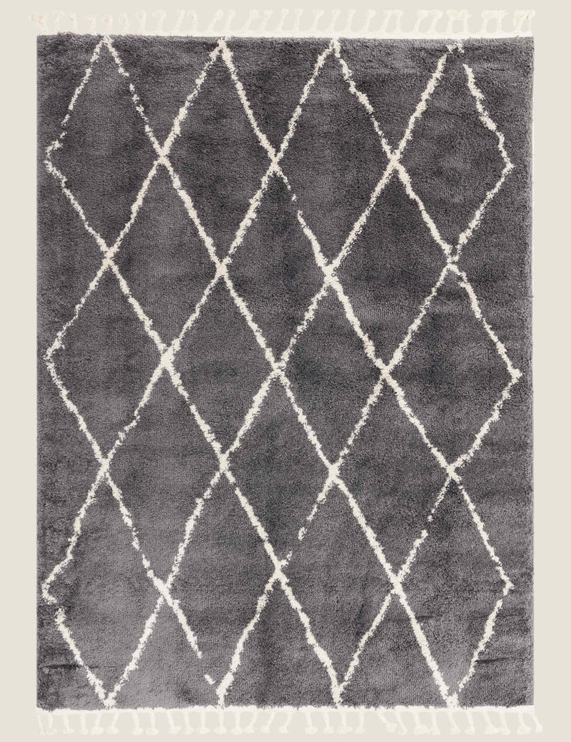 Agadir Berber rug with diamond pattern 120x170 cm - British product