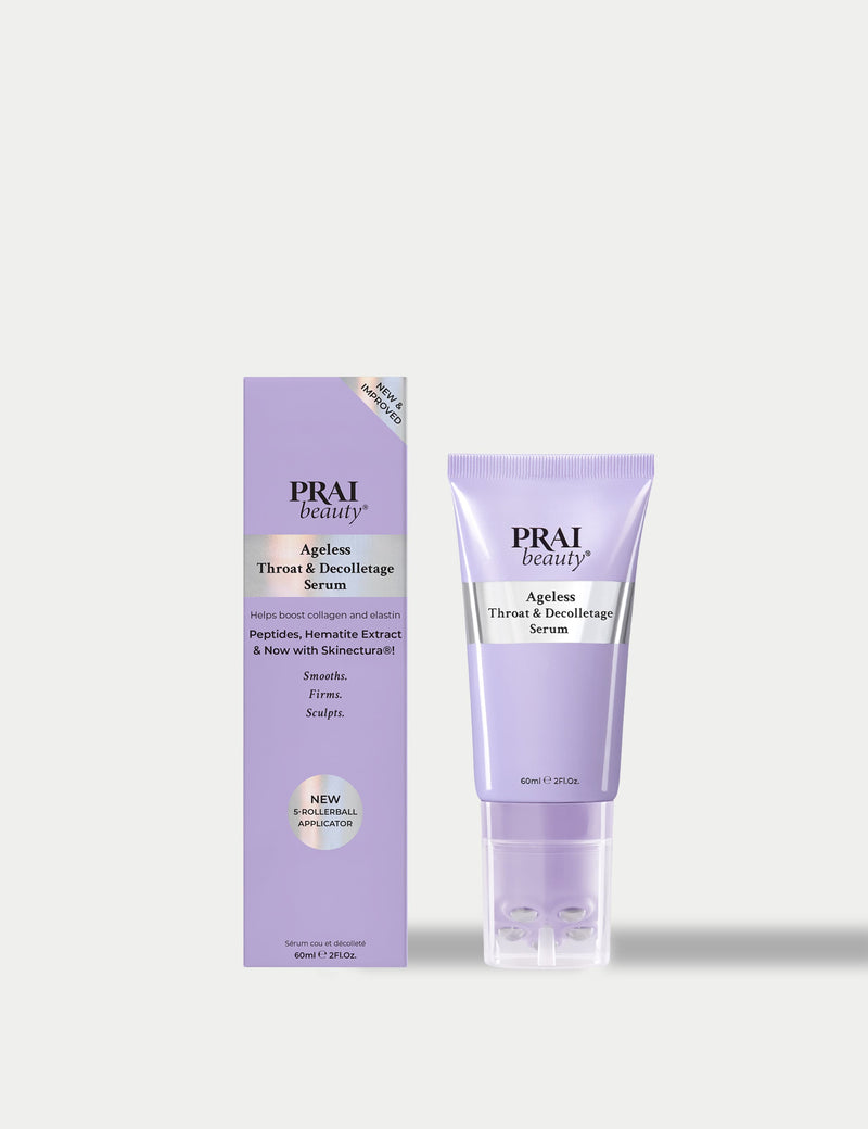 PRAI Ageless Throat & Decolletage Rollerball Serum 60ml - British product