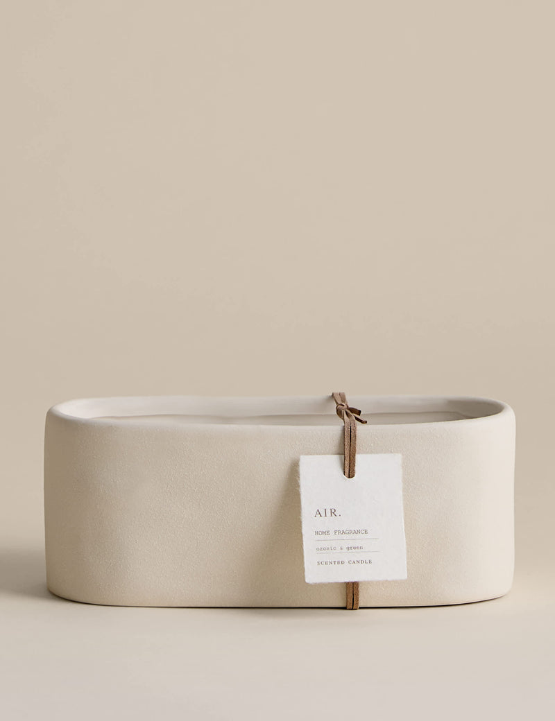 Air 3 wick candle in ceramic jar, imported from the UK