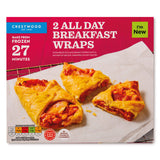 Frozen breakfast wraps with egg, beans, and bacon, 2 pack, UK version