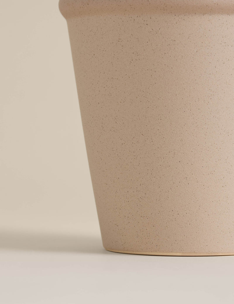 Angled ceramic vase modern design 21cm height (British brand)