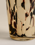 Animal confetti glass vase 30cm, imported from the UK