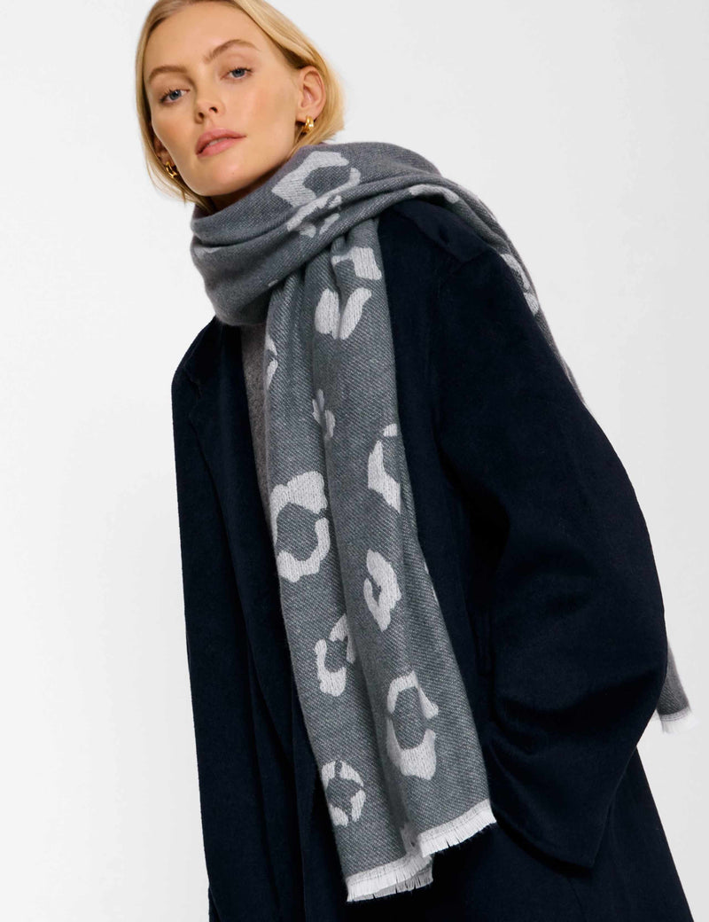 Katie Loxton animal print blanket scarf - British product