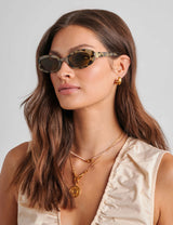 M&S Katie Loxton Animal Print Oval Sunglasses- Buy online at McGrocer