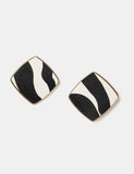 M&S animal print stud earrings, imported from the UK