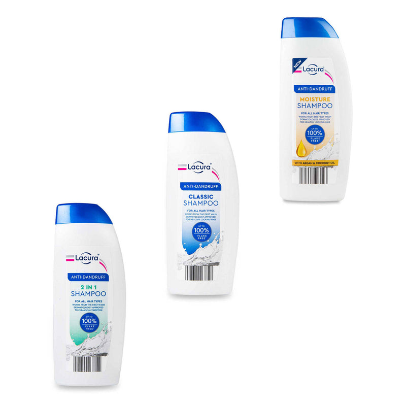 Anti-dandruff shampoo for daily hair care (British brand)