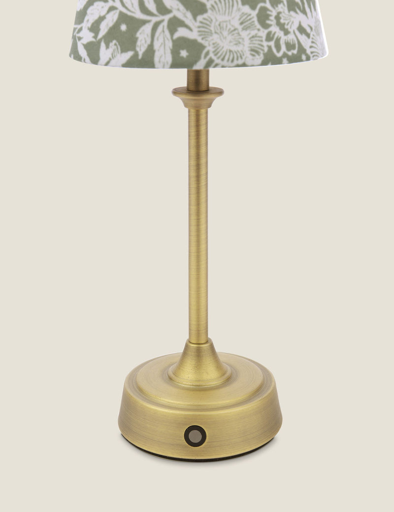 Joules rechargeable floral table lamp, imported from the UK