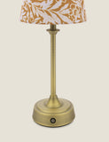 Joules Apsley rechargeable table lamp with floral print, imported from the UK