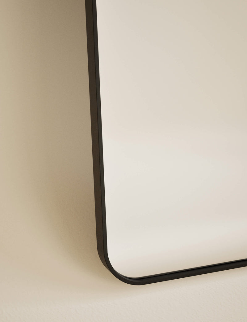 Arch full length mirror antique brass frame - British product
