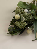 Moss & Sweetpea artificial cow parsley eucalyptus bouquet - British product