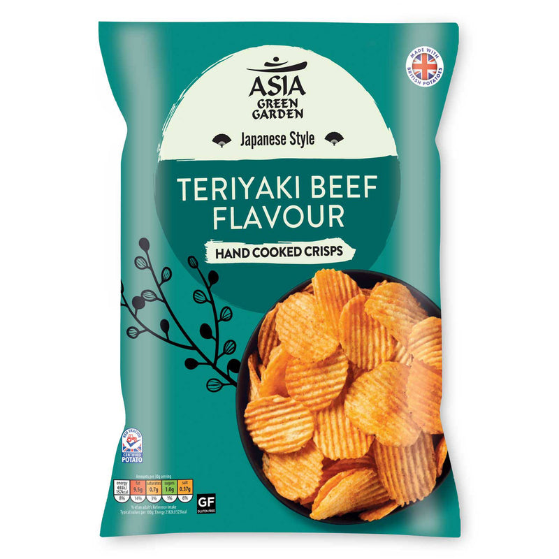 Asian Hand Cooked Teriyaki Beef crisps, UK version