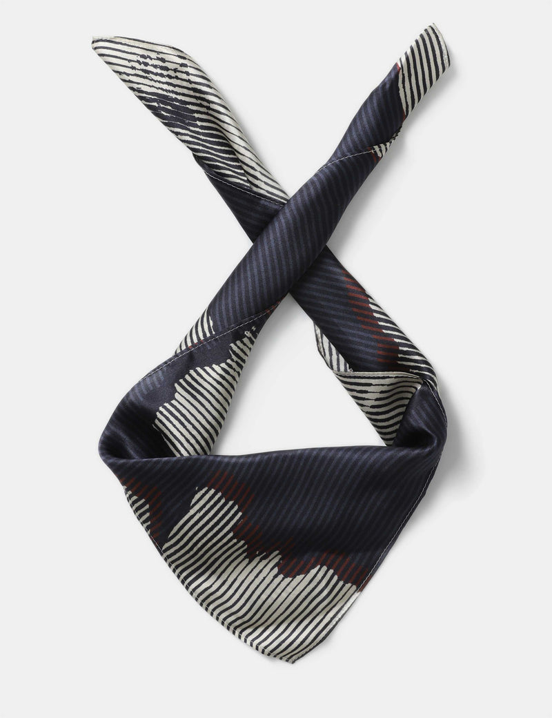 Auto floral silk scarf (British brand)