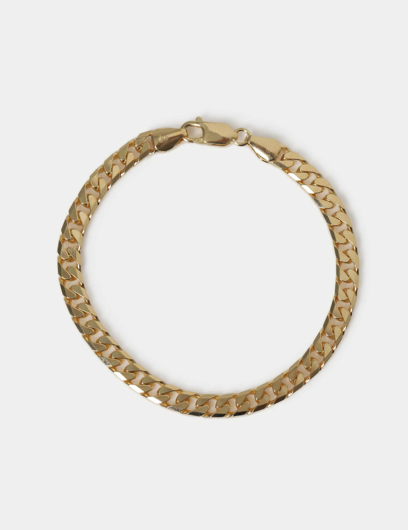 Autograph curb chain bracelet gold plated silver - British product