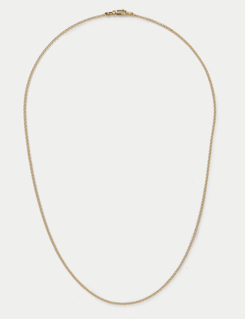 Autograph gold plated sterling silver curb chain necklace - British product