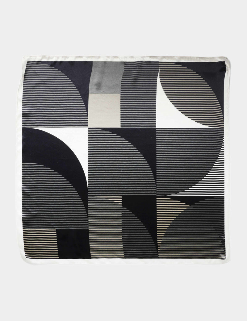 Auto silk stripe scarf from the Autograph collection, British brand