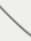 Stainless steel detailed chain necklace (British brand)