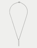 Autograph stainless steel long pendant necklace, UK version