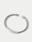 Autograph stainless steel mesh cuff bracelet - British product
