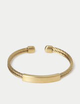 M&S Autograph Stainless Steel Mesh Cuff Bracelet- Buy online at McGrocer