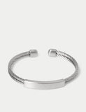 Autograph stainless steel mesh cuff bracelet - British product