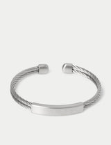 M&S Auto Stainless Steel Mesh Cuff Bracelet- Buy online at McGrocer