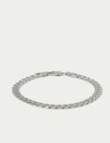 Autograph sterling silver chunky curb chain bracelet - British product